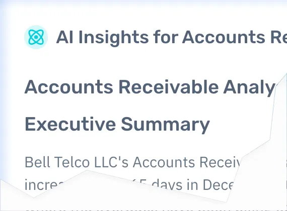 AI Insights on Accounts Receivable